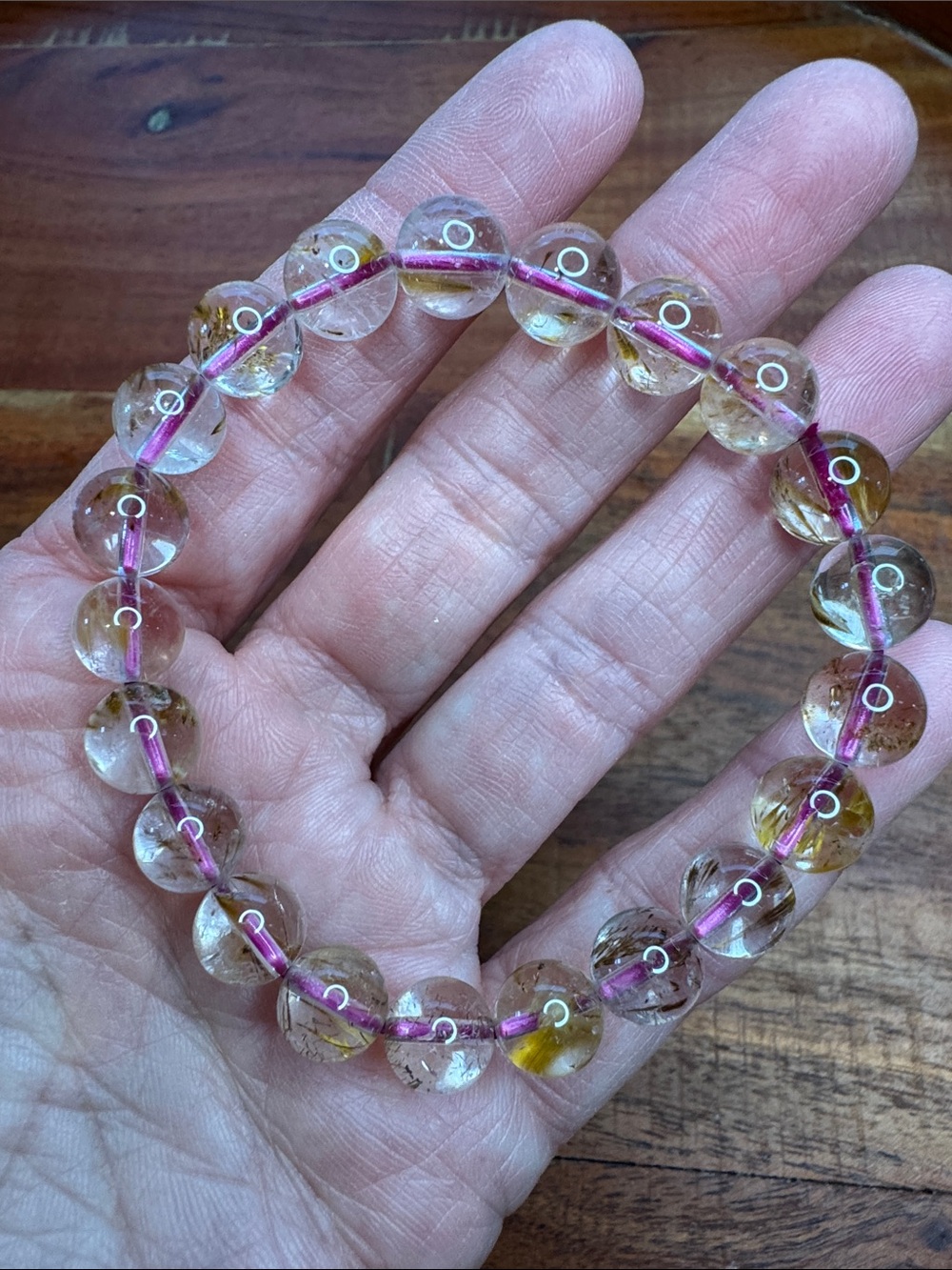 HQ Auralite Rutilated Bracelet